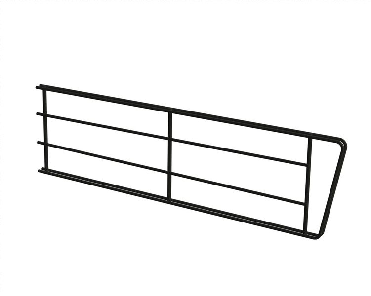 Przegroda kosza ażurowego (306х100 mm) czarna (KOLCHUGA HOME)