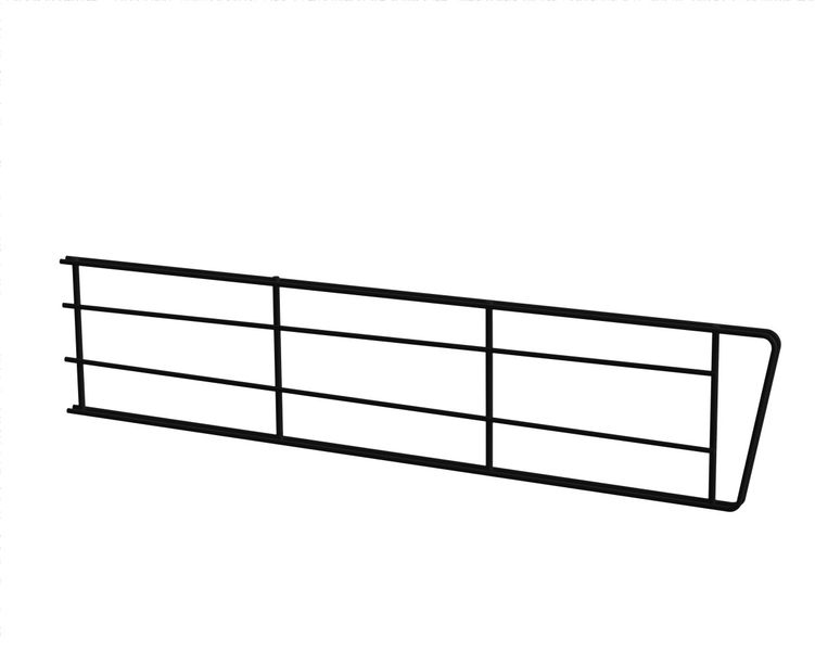 Przegroda kosza ażurowego (406х100 mm) czarna (KOLCHUGA HOME)