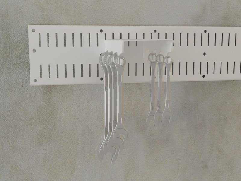 Uchwyt do panelu narzędziowego biały (165х77 mm) (KOLCHUGA HOME)